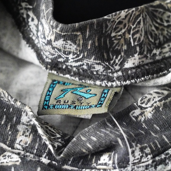 Rusty Vintage RARE NWT Surf Tee Gray Size L 90’s - Picture 9 of 10